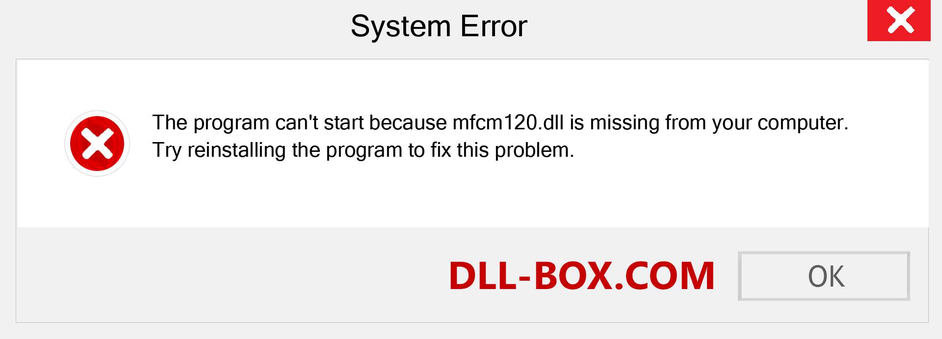  mfcm120.dll file is missing?. Download for Windows 7, 8, 10 - Fix  mfcm120 dll Missing Error on Windows, photos, images