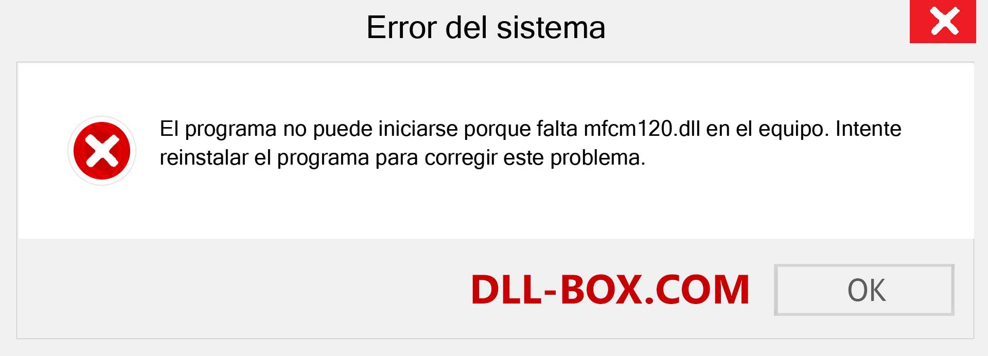 ¿Falta el archivo mfcm120.dll ?. Descargar para Windows 7, 8, 10 - Corregir mfcm120 dll Missing Error en Windows, fotos, imágenes